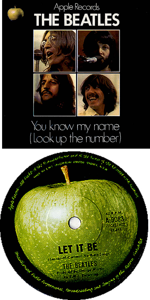 The Beatles Let It Be - p/s Australian 7